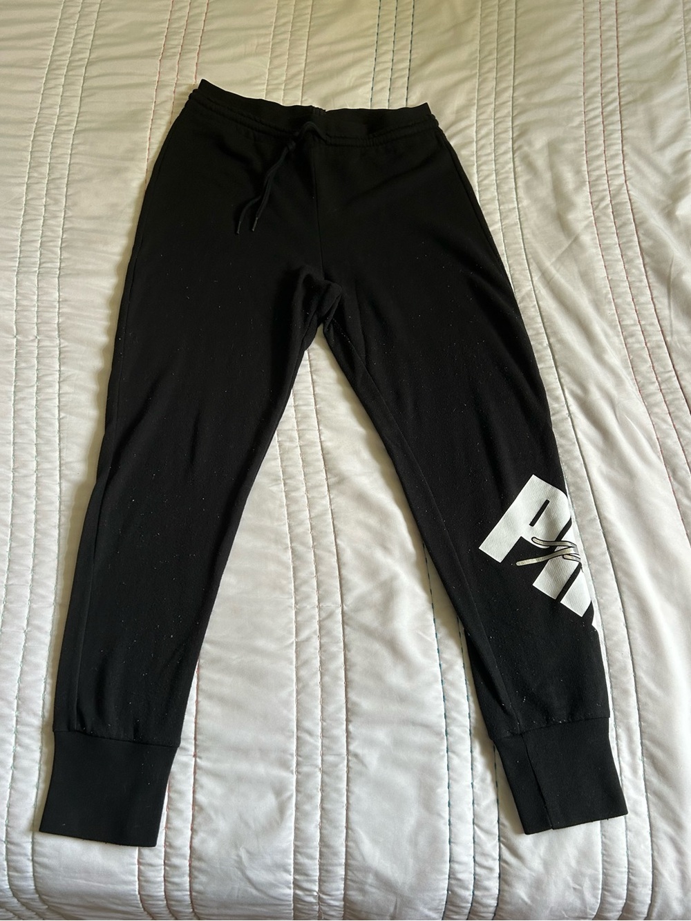 “Pink” sweatpants, size Small